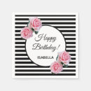 Search for black and white striped placemats For her