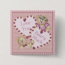Search for bear with pink badges Hearts
