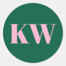 Search for pink monogram stickers Modern
