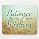 Search for wisdom mousepads Patience