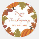 Search for happy autumn stickers Pumpkin