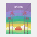 Search for palm tree blankets Retro
