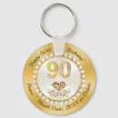 Search for ninety key rings 90th