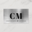 Search for brushed metal business cards Trendy