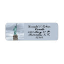 Search for statue of liberty return address labels Mail