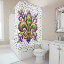 Search for fleur de lis shower curtains Green