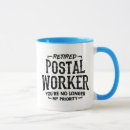 Search for funny postal worker mugs Humour funny saying