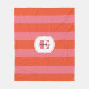 Search for pink and orange blankets For her