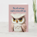 Search for owl wisdom cards Funny