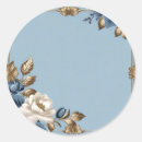 Search for blue metallic stickers Floral