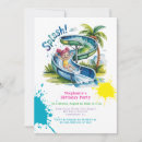 Search for water birthday invitations Girl birthday party