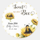 Search for cute sunflower stickers Bumblebee