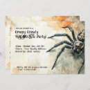 Search for creepy crawly invitations Spider