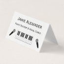Search for voice teacher business cards Pianist