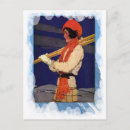 Search for vintage fashion postcards Winter
