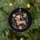 Search for weiner dog christmas decor Winter
