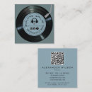Search for vinyl record business cards Music