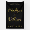 Search for black gold wedding banners Script