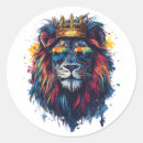 Search for lions head stickers Cartoon