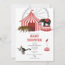 Search for red and white circus tent invitations Children