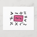 Search for math symbol postcards Teacher