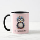 Search for pink penguin mugs Cute