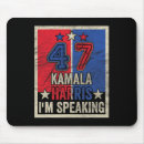 Search for speaking mousepads Democratic ticket