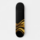 Search for minimalist skateboards Black and gold