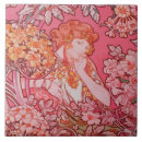 Search for mucha coasters Flowers
