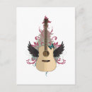 Search for cool guitar postcards Vintage