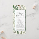 Search for foliage christmas invitations Merry and bright