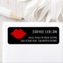 Search for lips return address labels Feminine