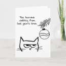 Search for angry cat christmas cards Humour