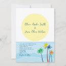 Search for palm tree invitations Retro