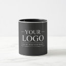 Search for qrcode mugs Business company text logo
