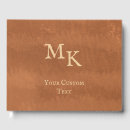 Search for leather guest books Simple