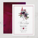 Search for wine tasting hens party invitations Burgundy