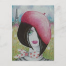 Search for beret postcards Pretty