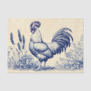 Search for vintage rooster tissue paper French