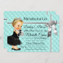 Search for diamonds and pearls invitations Silver