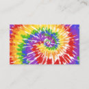 Search for tie dye business cards Retro