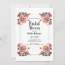 Search for delicate bridal shower invitations Floral