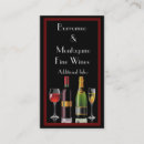 Search for wine business cards Elegant