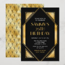 Search for art deco birthday invitations Roaring twenties