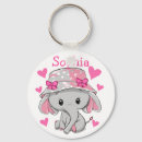 Search for cute elephants key rings Baby girl