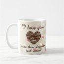Search for love you more than mugs Heart