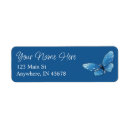 Search for rainbow butterfly return address labels Colourful