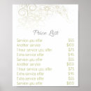 Search for salon price list posters Pink