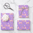 Search for purple and gold christmas wrapping paper Reindeer