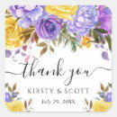 Search for purple flower wedding stickers Flowers
